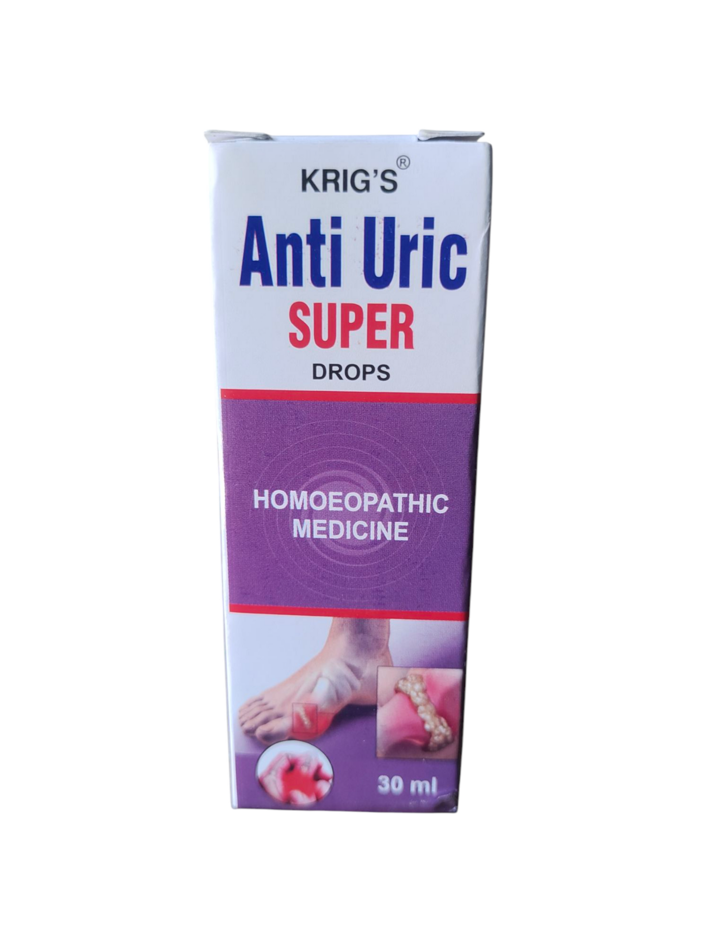 KRIG'S Anti Uric Super Drops Homeopathic Medicine 30ml Anti Uric Super Drops 499/ avobe buying free shipping